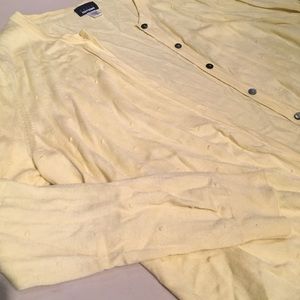 Pale Yellow Cardigan